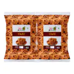 90's MILL Travancore-Cochin Chakli Snacks | Murukku | Bhajni Chakoli Chakli Namkeen Snacks for Foodie Indians | Ready to Eat snacks - Tea Time Chakli | Chakli Diwali Rakhi Snack-150g*2Pack