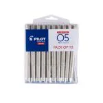 Pilot Hi-Tecpoint 05 Extra Fine Point Liquid Ink Pen | Tip Size - 0.5 MM | Unique Dimple Tip Technology | Ink Colour - Blue | Pack of 10