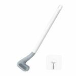 BARARIA Long Handle Toilet Brush Wall-Mounted TPR Bristles Toilet Brush Cleaner Toilet Bowl Brush