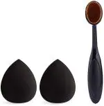 AVTY Makeup Sponges with Makeup Foundation Brush, Professional Foundation Beauty Sponge and Makeup Brush for Liquid, Cream and Powder ()