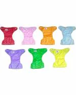 Baby Bucket Reusable Cloth Diapers - Free Size (Pack of 7)