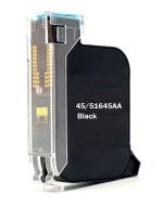 Verena 45 Black Ink Cartridge Compatible for HP 45/ 51645AA Black Ink Cartridge for Use in HP DeskJet 712, 720, 722, 935, 950, 952, 960, 1120, 1180, 1220 Printers Single Color Ink Cartridge (Black)