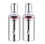PIQUANT KITCHENWARE Stainless Steel Oil Dispenser with Nozzle 1000 ml | Oil Container Pack of 2