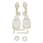 Elegant Casa Toilet Seat cover Hinges | Diplomat Toilet Seat Cover Hinges | Colour White - 1 pair