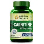 Himalayan Organics L-Carnitine 2000mg/Serve | Supports Muscle Recovery, Fat Burn & Energy | 120 Veg Tablets