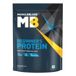 MuscleBlaze Beginner's Whey Protein 1 kg | Chocolate | No Added Sugar | Faster Muscle Recovery