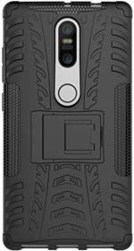 S-Hardline Lenovo Phab 2 Plus Black Polycarbonate Rugged Shockproof Armour Dual Layer Case