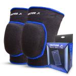 Vector X Black Elasticized-fabric Kneepad (Small)