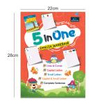 5 in one Alphabet writitng