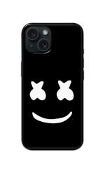 Tweakymod Printed Smirk face Back Cover for IPHONE 15