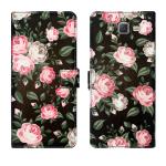 HANIRY FLIP COVER FOR Samsung J7 flip cover | SM-J700F flip cover | Black Rose