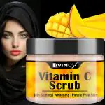 Livincy Vitamin C, E & Hyaluronic Acid Brightening Face Scrub_100gm Scrub