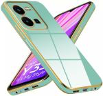 Cloudza Vivo Y35 Green Silicon 360 Degree Protection and Slim Design Mobile Back Cover