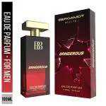 Bergamot Beaute Dangerous Eau De Parfum | Best Perfume for Men with Spicy and Woody Long Lasting Premium Fragrance for Man, EDP 100ml…