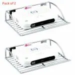 Solemn New Set top Box Stand (Pack of 2 Stainless Steel)