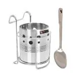 Buy BLUE WONDER Stainless Steel With Stand Cutlery Holder Racks With ...