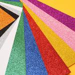 PERDAY Non Adhesive Glitter Sheets Easy Foam Sheets, A4 Size Pack of 10, For Art and Craft, Decoration