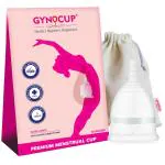GynoCup (Size - Medium) Reusable | FDA Approved | 100% Medical Grade Silicone Menstrual Cup