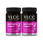 VLCC Natural Science Milk Thistle with > 80% Silymarin | liver detox supplement - 120 Tablets(Pack of 2)