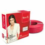 Fybros Red Copper 16 Amps Ultra Flexible FR PVC Insulated 1.5 Sq Mm Wire Cable 90 Meter