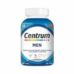 Centrum Men, with Grape seed extract, Vitamin C & 22 vital Nutrients for Overall Health, Strong Muscles & Immunity (Veg) 50s|World's No.1 Multivitamin