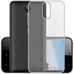 Casotec Soft TPU Back Case Cover for Intex Aqua A4 - Clear
