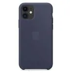 Mmcards Blue Silicone, Microfiber Back Cover Case For Apple Iphone 11