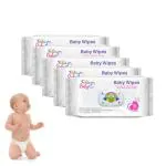 Fabie Baby Wipes for New Born Baby with Vitamin E & B5, 100% Paraben free, No Harsh Chemicals, Safe for Delicate Skin, Hypoallergenic, 400 Wipes