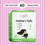 Cailin Care Cottony Soft & Comfortable Sanitary Pads Sanitary Napkins (Total 40 Pads | XXXL | 320mm)