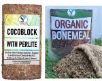 Shiviproducts 20 Perlite Mix Coco Block, Bonemeal for Garden Purpose 450 g, 9800 g (pack of 2)