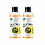 Bliss of Earth 100% Pure Organic Mustard Oil Coldpressed & Unrefined (Pack of 2)
