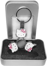 HALO NATION Multicolor Metal Metal Spinner Keychain Kitty