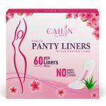 Cailin Care Breathable Ultra Thin Anion Chip Panty Liner for Working Women's Daily Use (Pack of 60 Large Liners) (Large Size - 180mm)