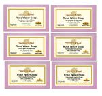 Parwati Gramudyog Herbal Products Rose Water Handmade Herbal soap With Essential oils Pack of 6