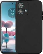 XOVO Back Cover for MOTO Edge 40 NEO, MOTOROLA Edge 40 NEO 5G, MOTOROLA Edge 40 NEO (Black, Camera Bump Protector)