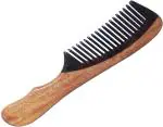 Ginni Marketing Rose Wooden Comb for Men & Women