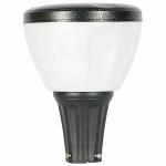 ALUCIFIC Jungu Black and Milky Aluminium Casting Waterproof Gate Light for Home, Garden, Boundary Wall, Pillar, Lawn, Terrace, Corridor, B22 Holder