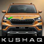 Carmetics Black Plastic 3D Letters Sticker For Kushaq