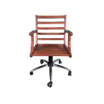 EPICS CRAFT - Teak Full Wood revolving Chair