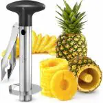 MILLENSIUM Stainless Steel Pineapple Cutter Corer and Slicer Tool For Kitchen , Black