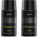 RIYA Classico Body Spray Deodorant For Man Pack Of 2 Deodorant Spray - For Men (150 ml, Pack of 2)