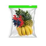 Denique Zip Lock Reusable Slider Fruit Vegetable Food Freeze Storage Bag .15 PCS