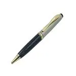 Auteur ZEUS Black Brass Blue Ink Ball Pen