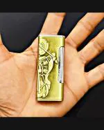 PROPIAZ FIRST QUALITY BIKE EMBOSSED FLAME CIGARETTE LIGHTER