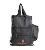 Krishiv Penguin 14 Litre Backpack Daypack Drawstring Dori Bags Camouflage Gym Hiking Bag (Black)