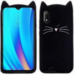 AmericHome Realme 3, RMX1825 Black Rubber Shock Proof Mobile Back Cover