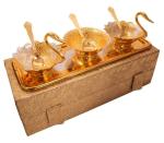 Saudeep India Designer Presents Silver Gold Plated Swan Shaped Bowl Set for Make Dining, Serve Best to Your Guest, Hotel etc. Online at Low Prices in India - Amazon.in