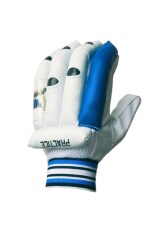 WSF SPORTS Cotton Right Hand Cricket Batting Gloves Men (Blue Black Tops)