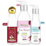 The Eco Mama Onion Hair Oil, Onion Shampoo & Onion Conditioner Ultimate Hair Care Combo (600 ml) for Healthy, Strong, and Beautiful Hair| Toxin Free, Vegan
