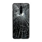 Qrioh Cracked Design Glass Case for OnePlus 7 Pro